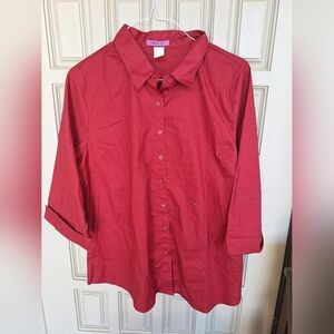 Mojo USA Casual Shirt SzXL Long Sleeves Collar/Cuffs 3/4Sleeves Buttonup NWOT
